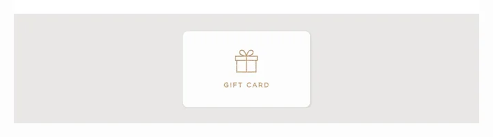 Gift certificates