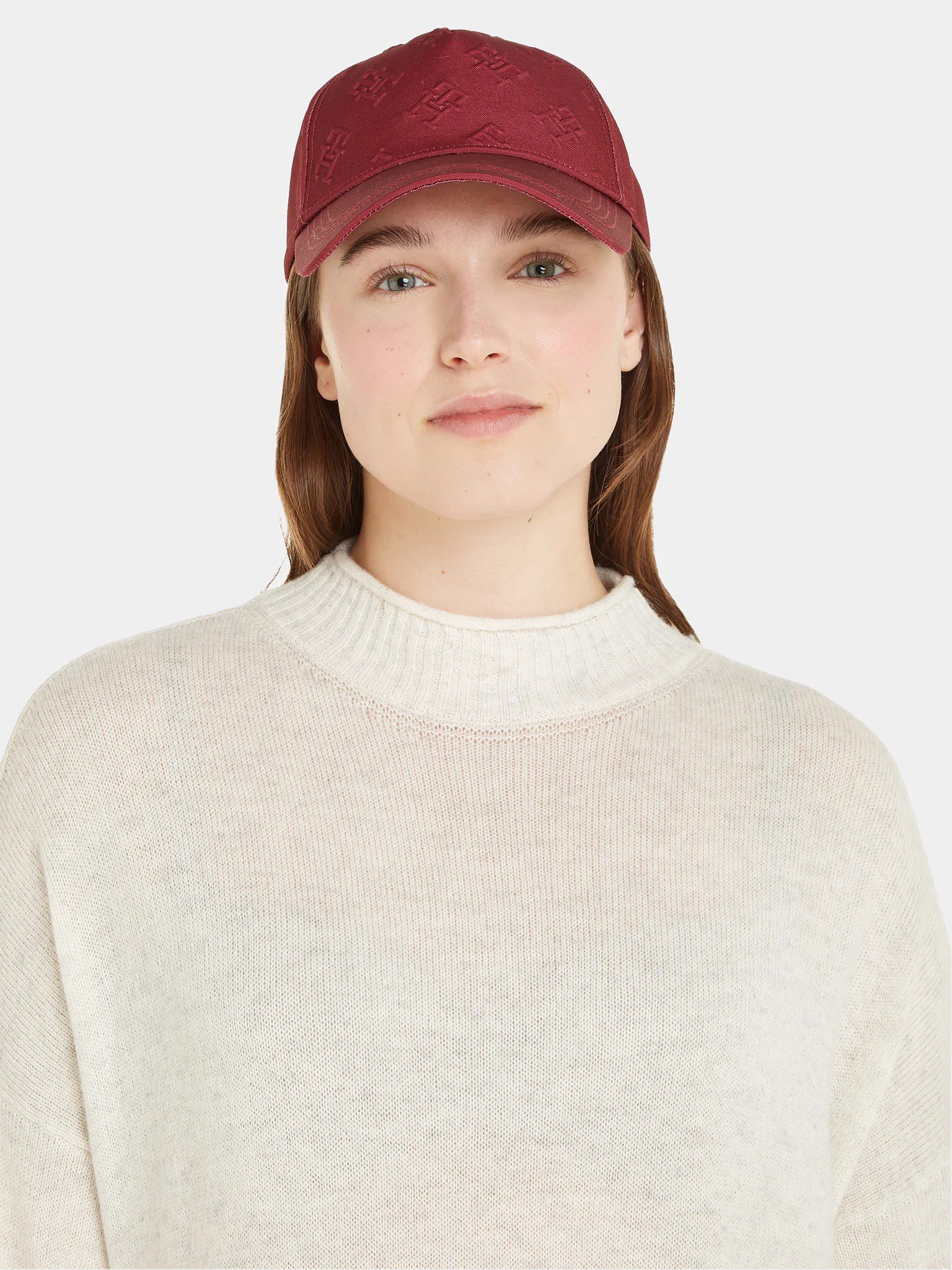 tommy-hilfiger-sapca-monogram-debossed-cap-aw0aw15328-rosu-8720645298274