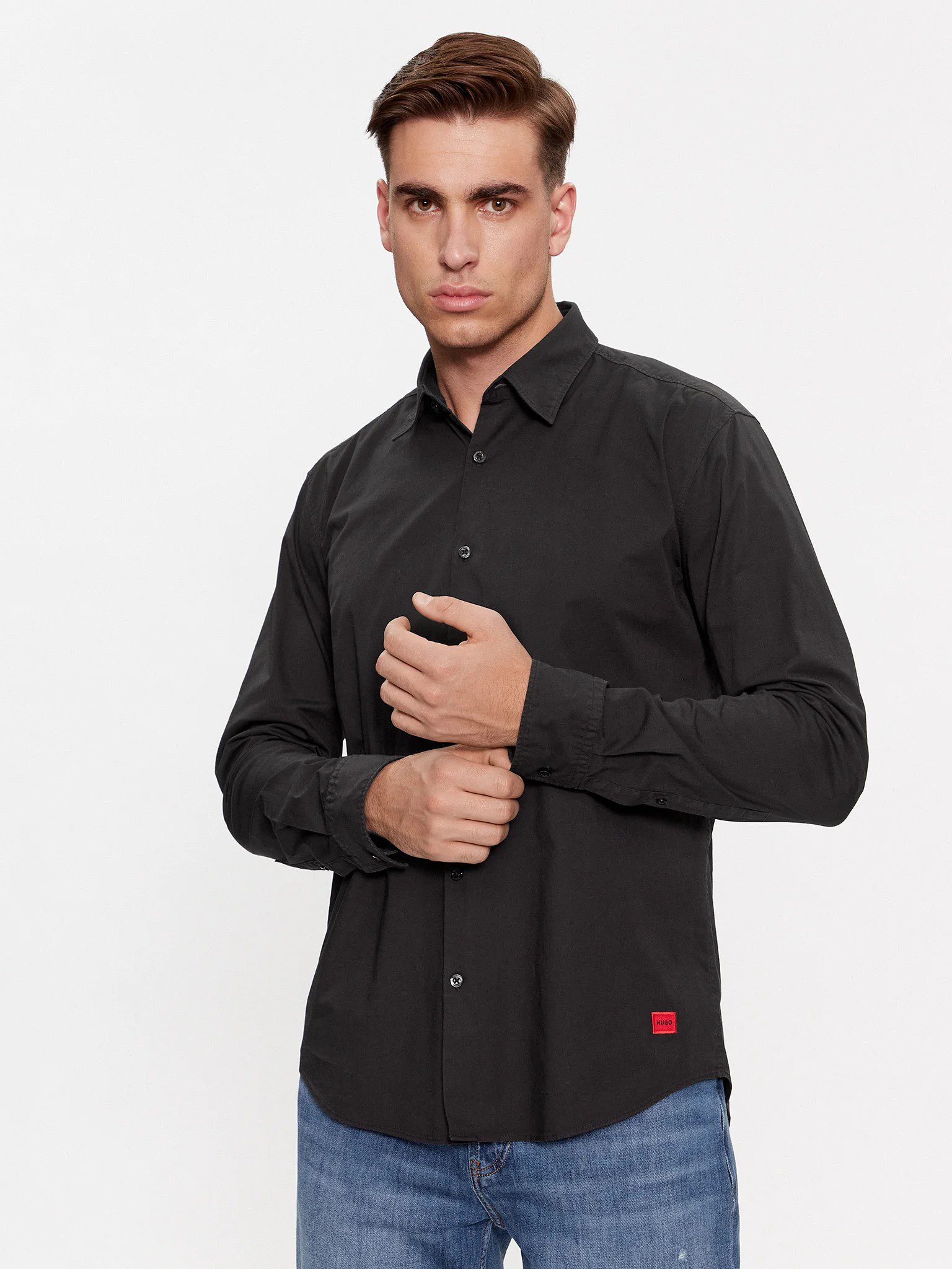 hugo-camasa-ermo-50500216-negru-slim-fit-0000303354763