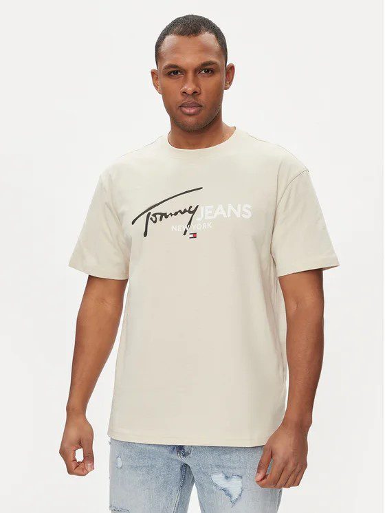 tommy-jeans-tricou-spray-pop-color-dm0dm18572-bej-regular-fit-0000303424305